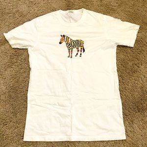 Superb Paul Smith medium rainbow zebra t shirt
